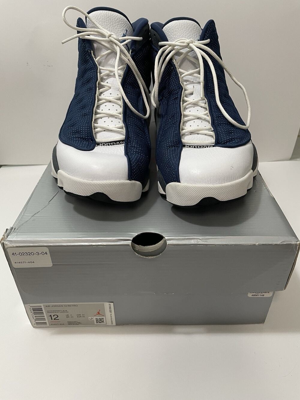 Nike Air Jordan 13 Retro Flint Navy University Blue Mens Size 12 414571-404